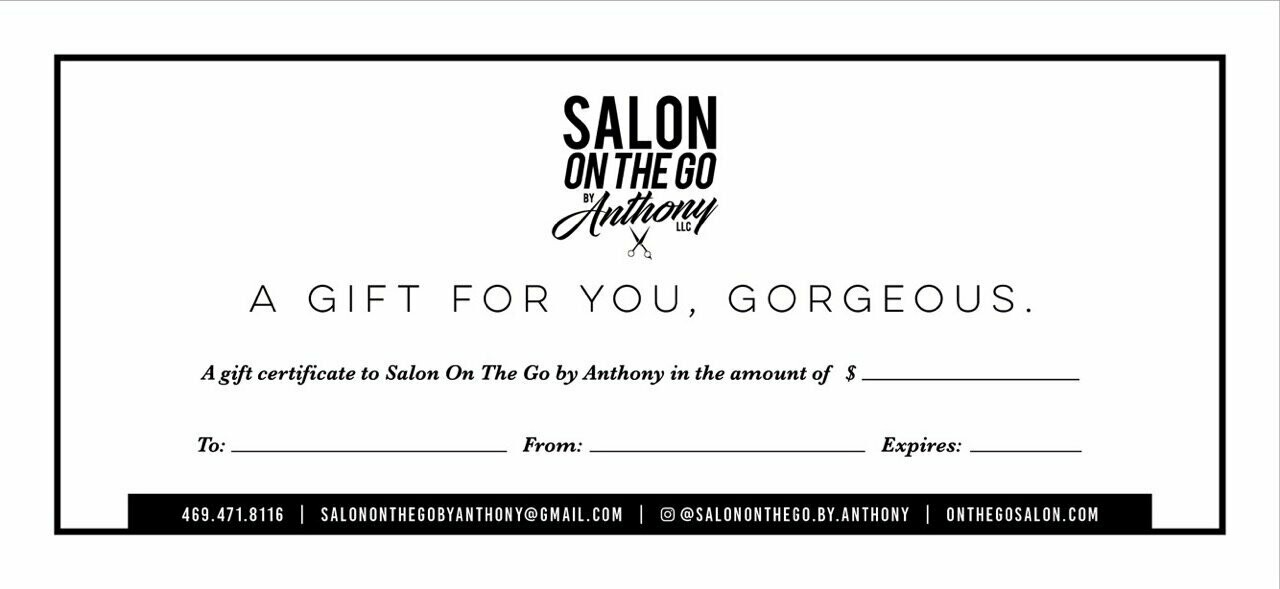 edit-Free Printable Hair Salon Gift Certificate Template